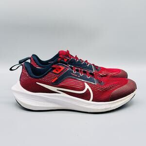 Nike Shoes Boys 5.5 Red Navy White Air Zoom Pegasus 40 Road Running Sneakers GS